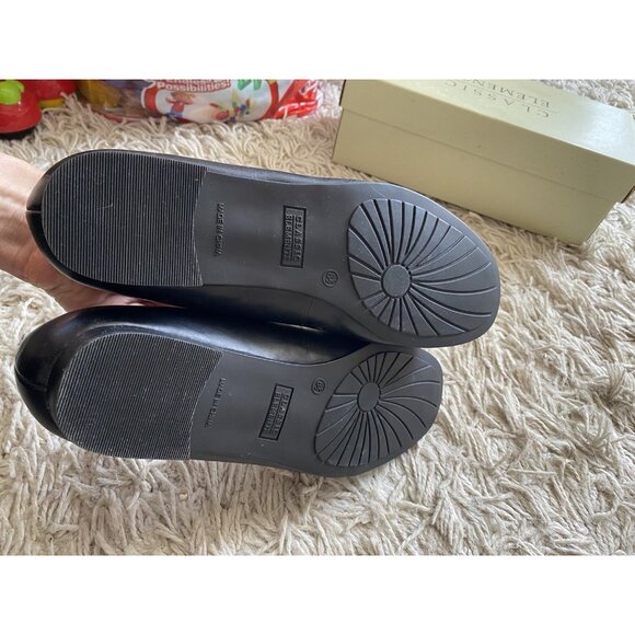 Slip On Shoes Camellia Daisy Floral Ballet Flats 8.5 M Classic Elements Black - Picture 6 of 8